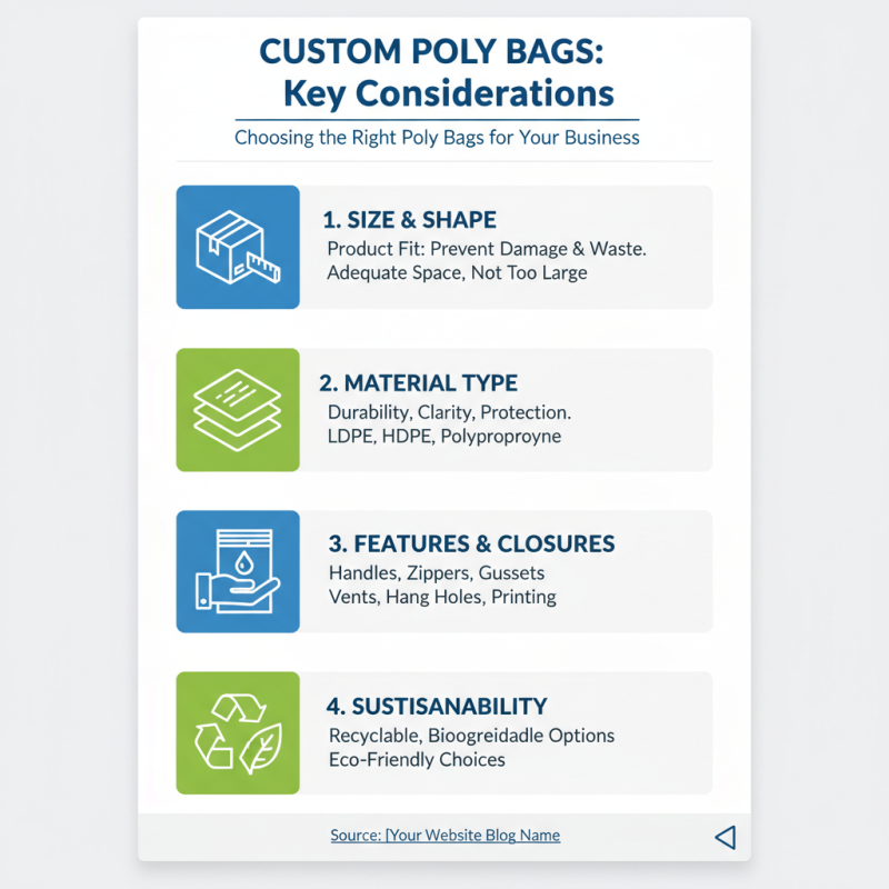 Top 10 Custom Poly Bags for Your Business Needs and What to Consider?