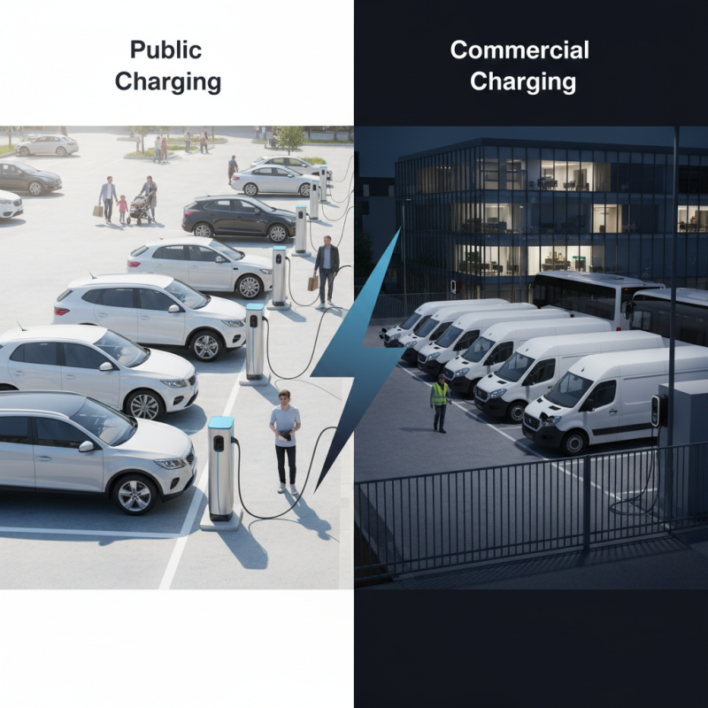 Difference Between Public and Commercial EV Charging Explained?