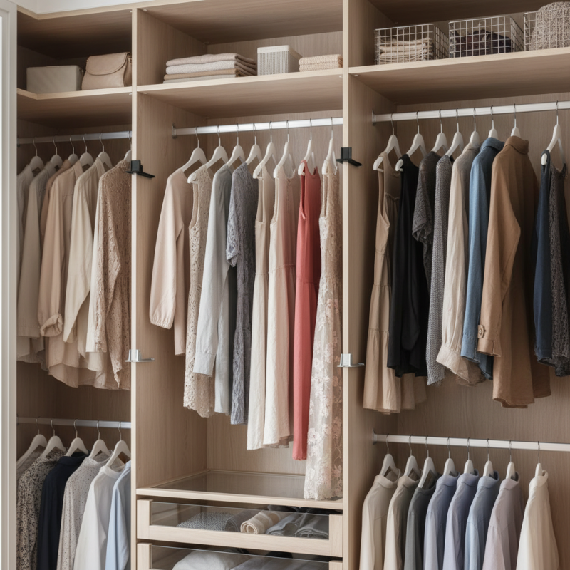 Wardrobe Tube Support Tips for Maximum Space and Organization?