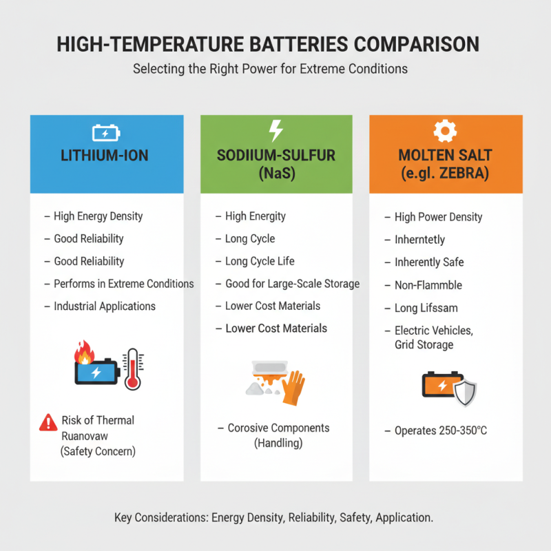 How to Choose the Best High Temperature Battery for Your Needs?