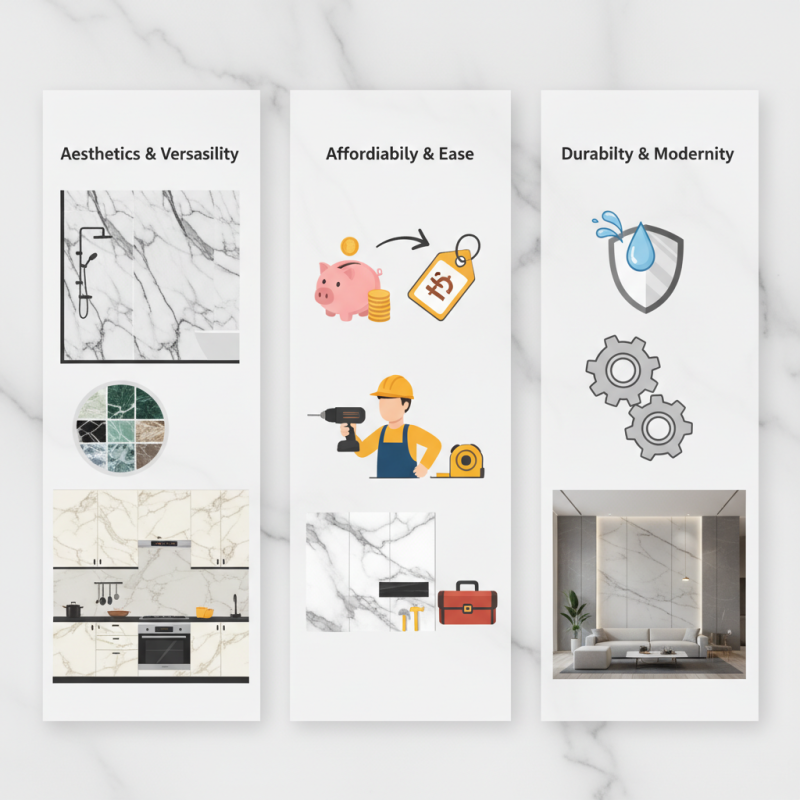 What are the Benefits of PVC Marble Wall Panels?