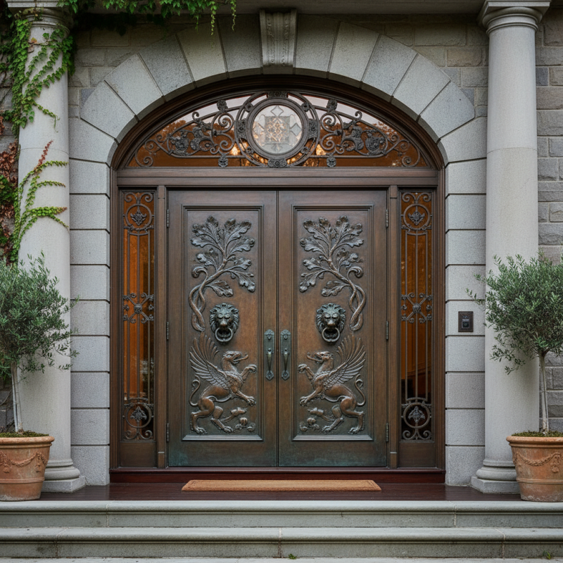 How to Choose Antique Bronze Entrance Doors for Your Home?