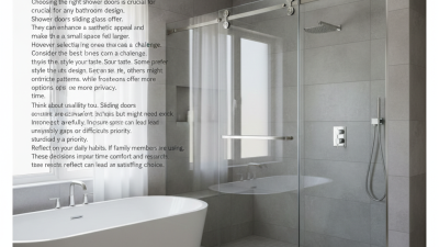 The Best Tips for Choosing Sliding Glass Shower Doors?