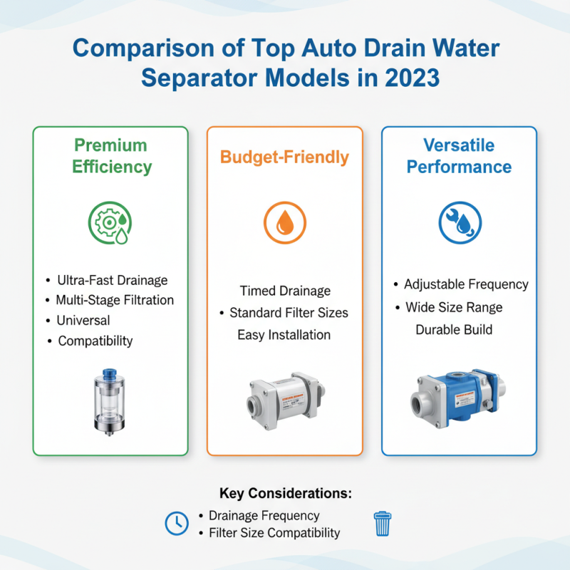 Best Auto Drain Water Separator for Efficient Filter Maintenance?