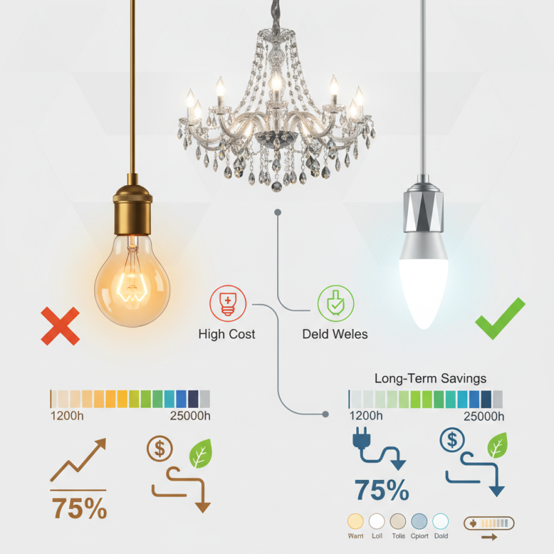 How to Choose LED Bulbs for Chandeliers and Their Benefits?