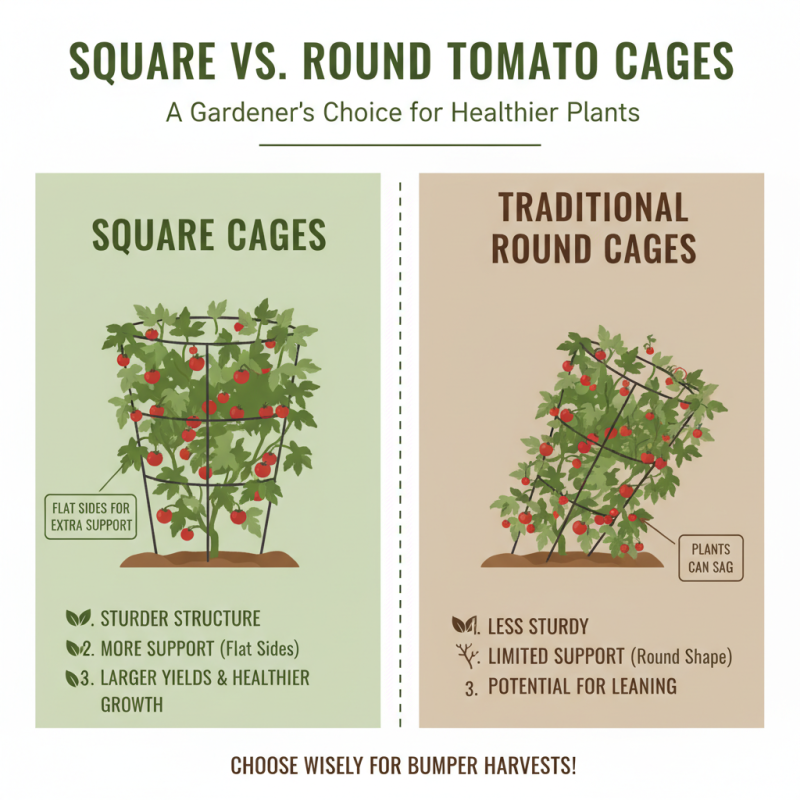 Why Choose Square Tomato Cages for Your Gardening Needs?
