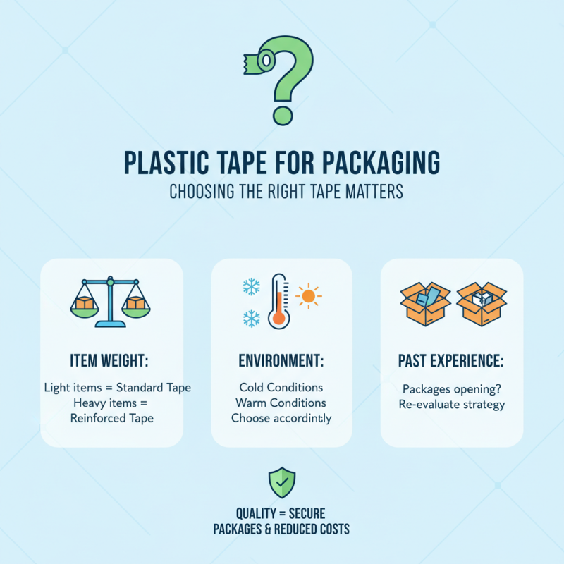 How to Choose the Best Plastic Tape For Packaging?