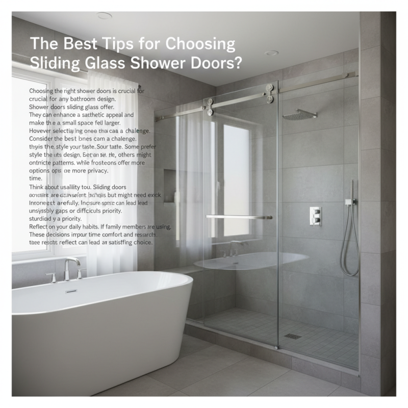 The Best Tips for Choosing Sliding Glass Shower Doors?