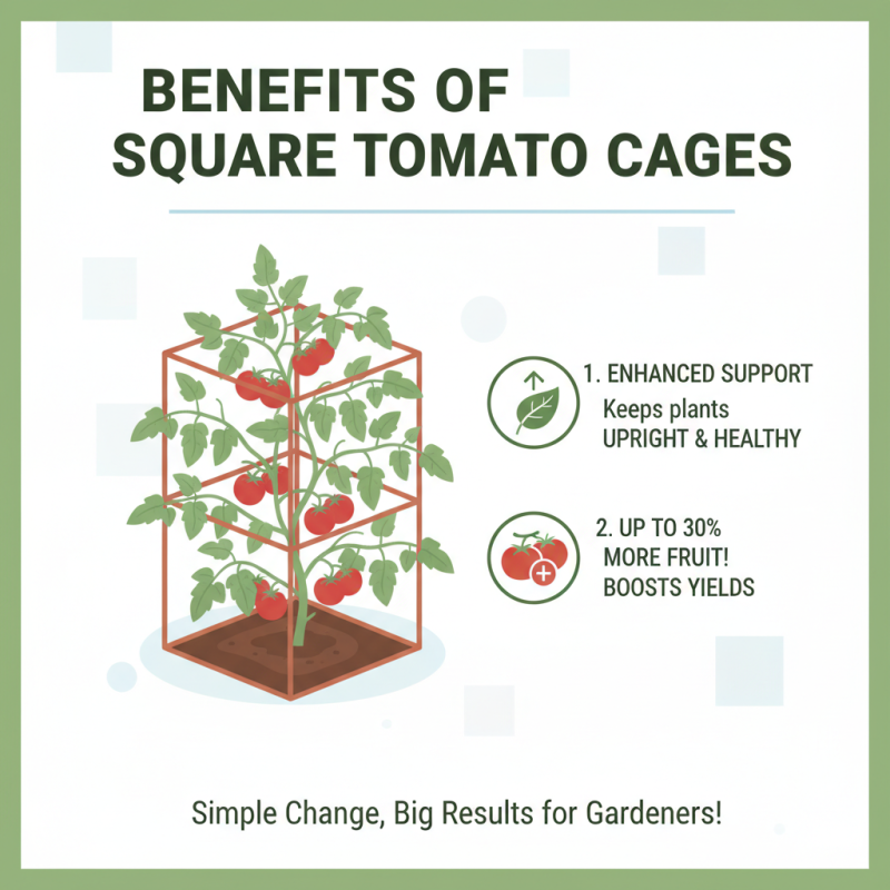 Why Choose Square Tomato Cages for Your Gardening Needs?