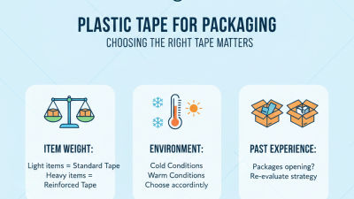 How to Choose the Best Plastic Tape For Packaging?