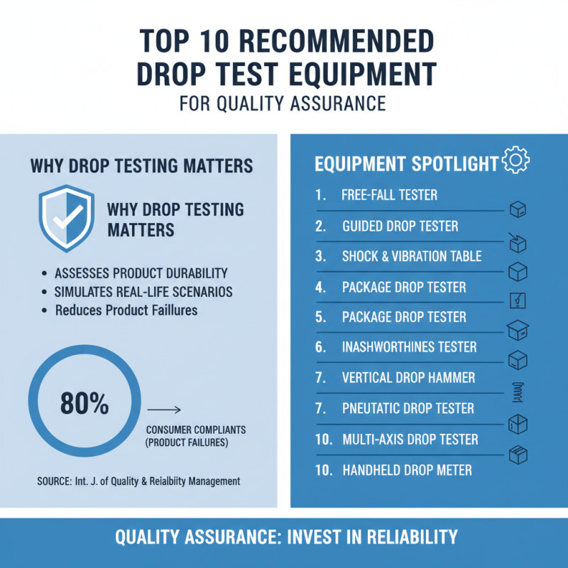 Top 10 Drop Test Equipment for Reliable Quality Testing?