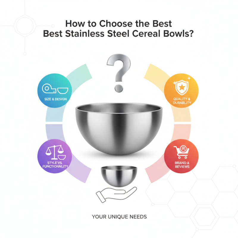 How to Choose the Best Stainless Steel Cereal Bowls?