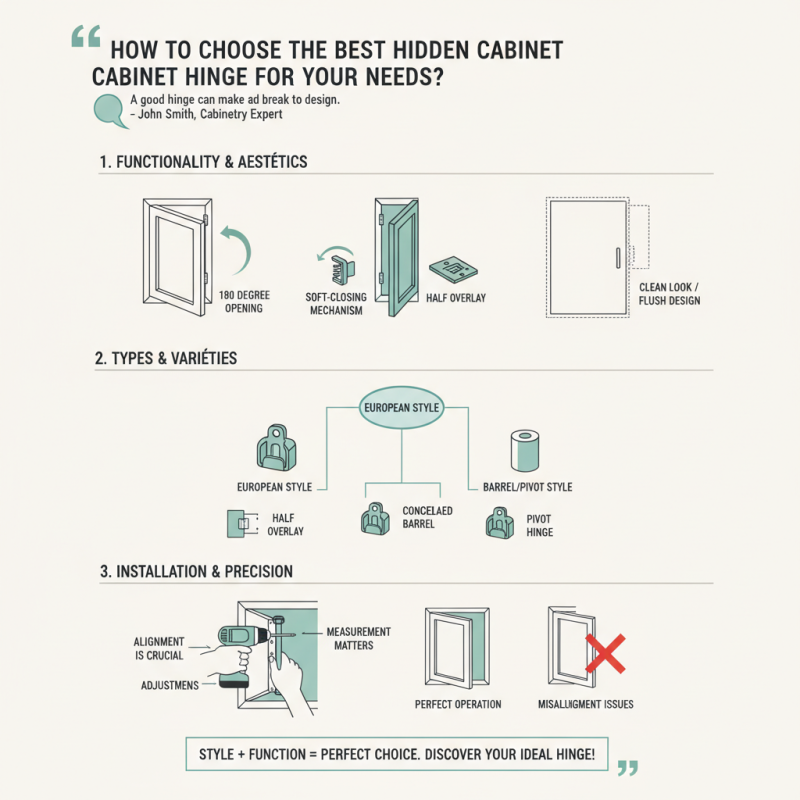 How to Choose the Best Hidden Cabinet Hinge for Your Needs?