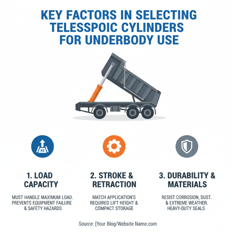 How to Choose Telescopic Cylinders for Underbody Applications?