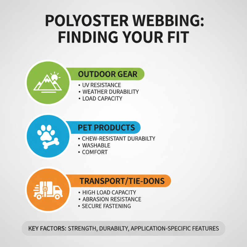 How to Choose the Right Polyester Webbing for Your Needs?