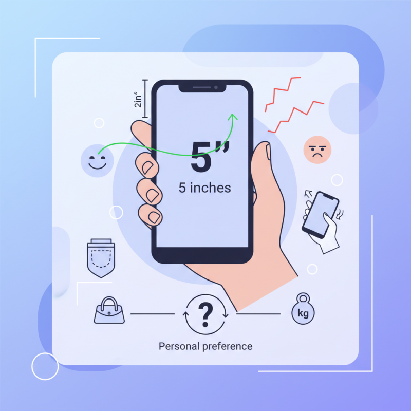 Is a 5 Inch Smartphone Good for One Handed Use?