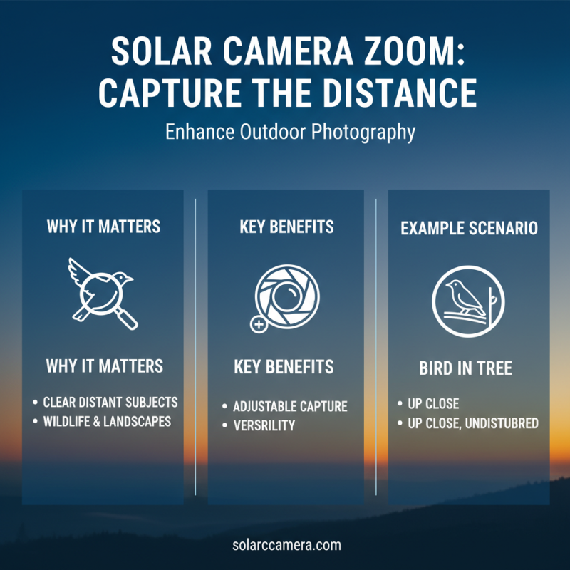 Why Choose a Solar Camera With Zoom for Outdoor Photography?