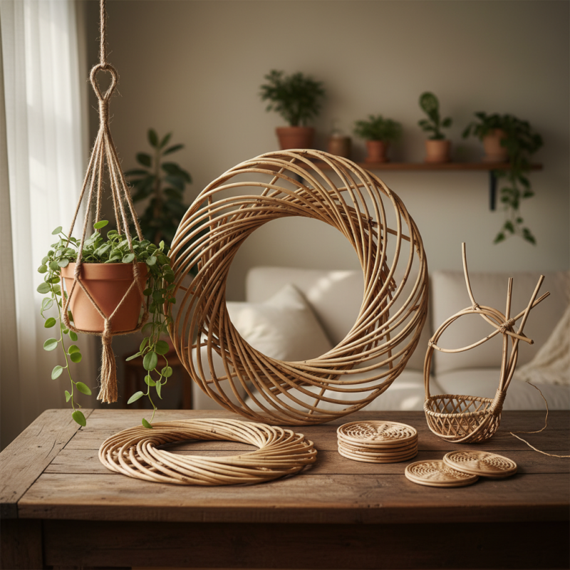How to Use Rattan Sticks for Crafting and Home Decor Ideas?