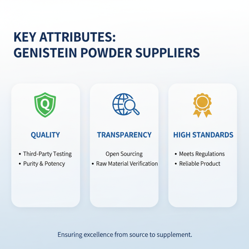 Top Tips for Choosing the Best Genistein Powder Suppliers?