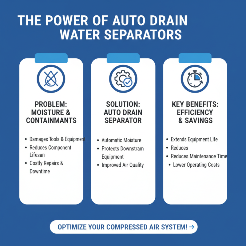 Best Auto Drain Water Separator for Efficient Filter Maintenance?