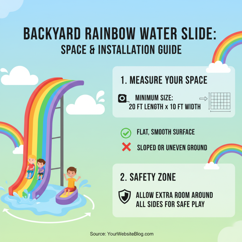 How to Choose the Best Rainbow Water Slide for Your Backyard?
