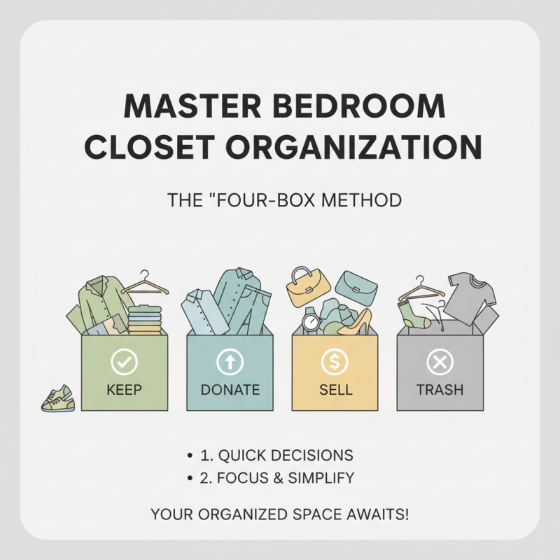 How to Organize Your Master Bedroom Closet Efficiently?