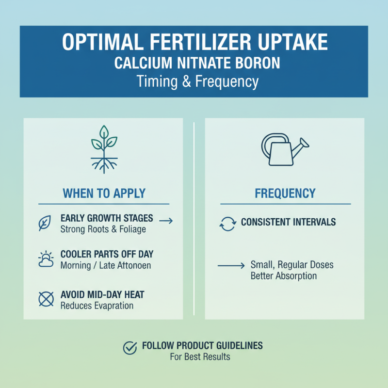 How to Use Calcium Nitrate Boron Fertilizer for Optimal Growth?