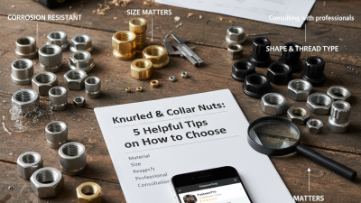 Гайки с насечкой и кольяром 5 полезных советов, как выбрать?