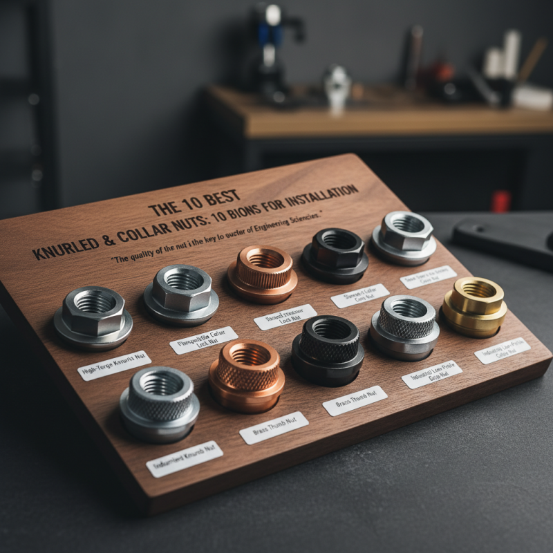 Гайки с насечкой и кольяром 10 лучших вариантов для монтажа?