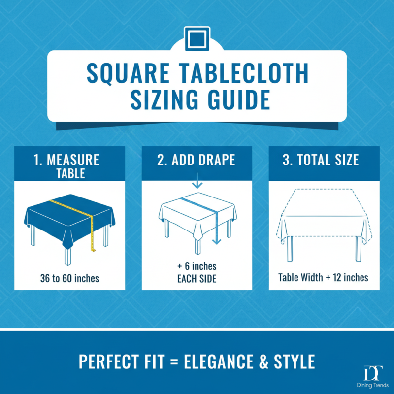 What is a Square Tablecloth and How to Choose the Right One?