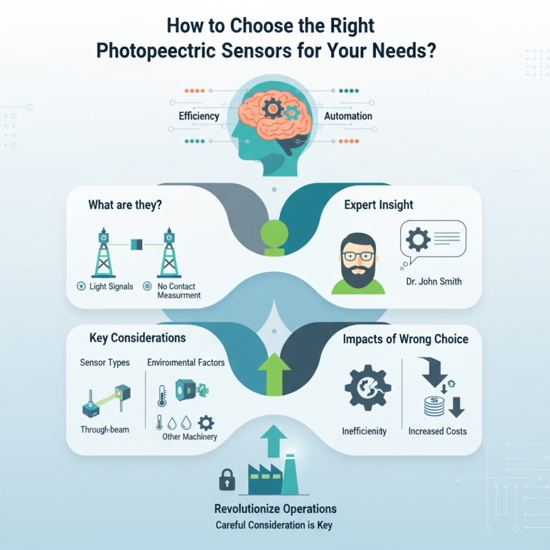 How to Choose the Right Photoelectric Sensors for Your Needs?