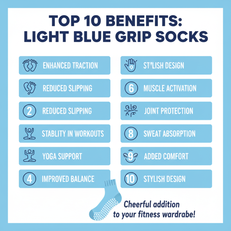 Top 10 Benefits of Light Blue Grip Socks for Comfort and Performance
