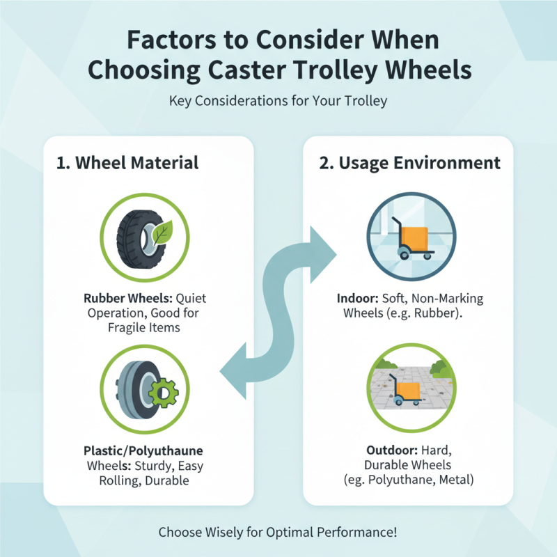 Caster Trolley Wheels Types Benefits and What to Choose?