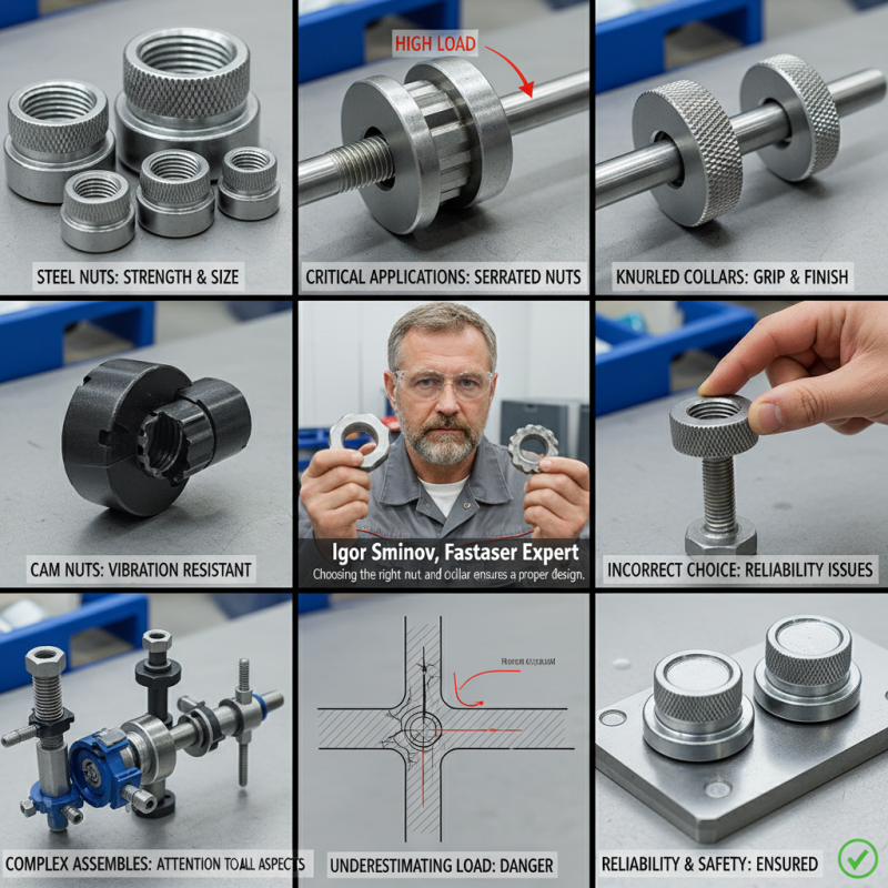 Гайки с насечкой и кольяром как выбрать и использовать?