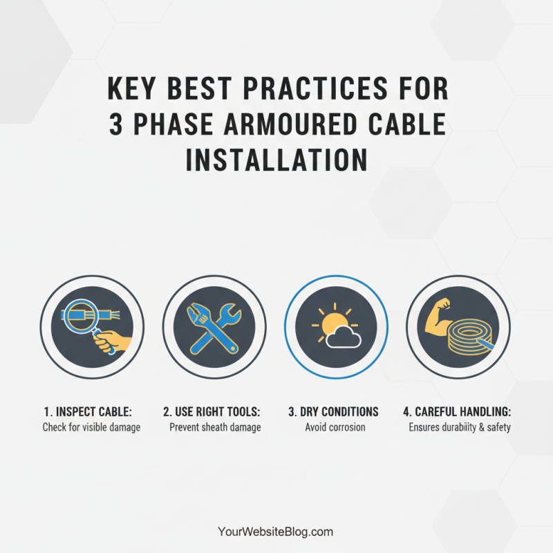 3 Phase Armoured Cable Best Practices and Common Issues?