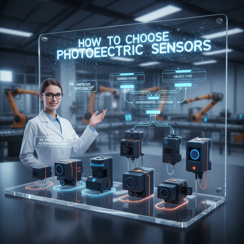 How to Choose Photoelectric Sensors for Your Applications?