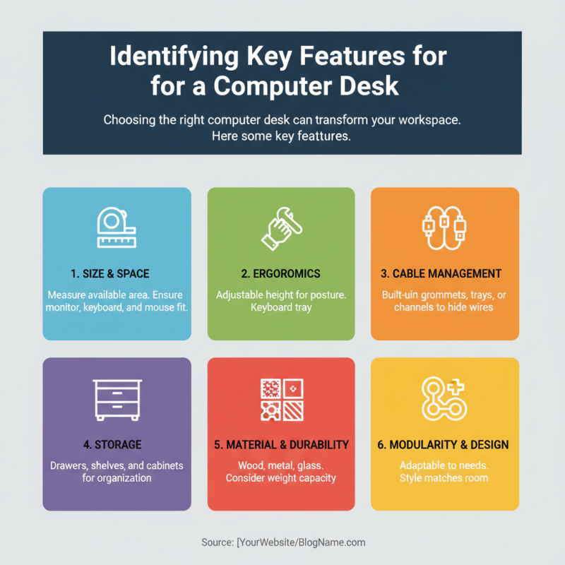 How to Choose the Perfect Computer Desk for Your Workspace?
