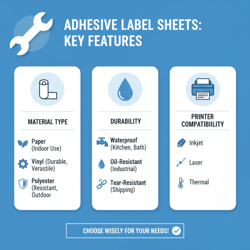 2026 Best Adhesive Label Sheets for Every Need Guide