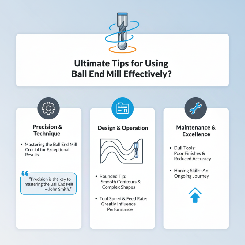 Ultimate Tips for Using Ball End Mill Effectively?