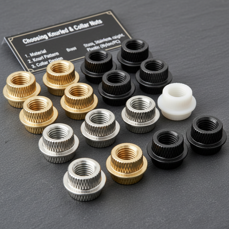 Как выбрать гайки с насечкой и кольяром?