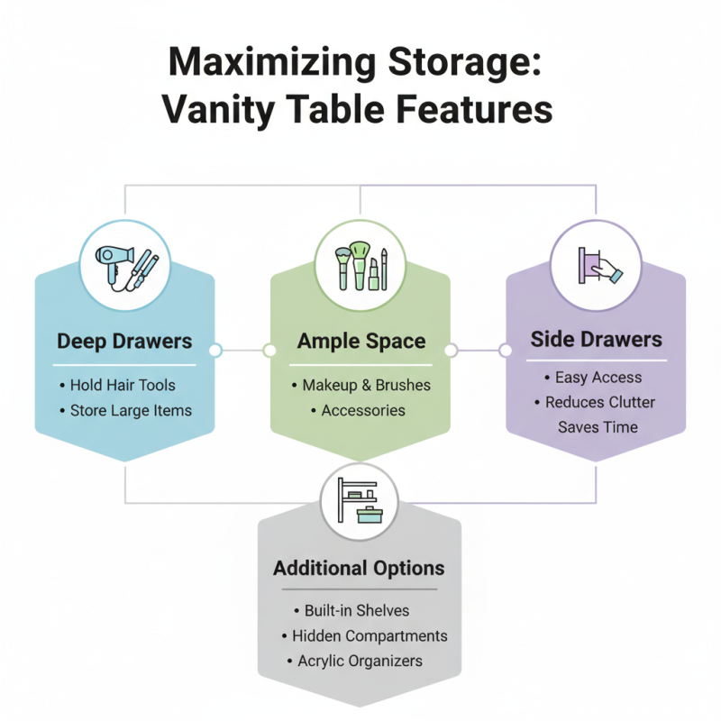 How to Choose the Perfect Vanity Table With Drawers for Your Space?