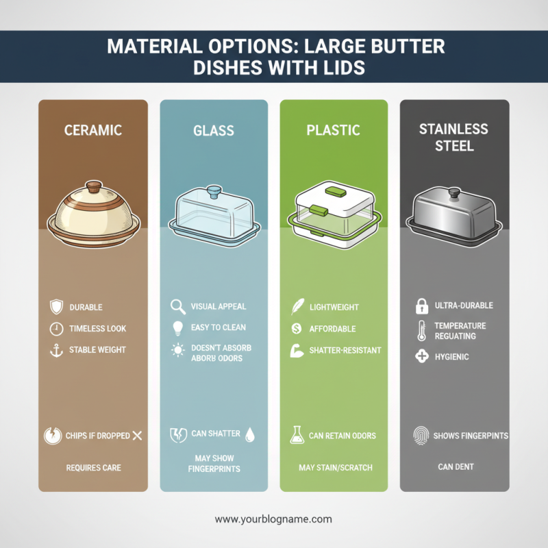 How to Choose the Perfect Large Butter Dish With Lid?