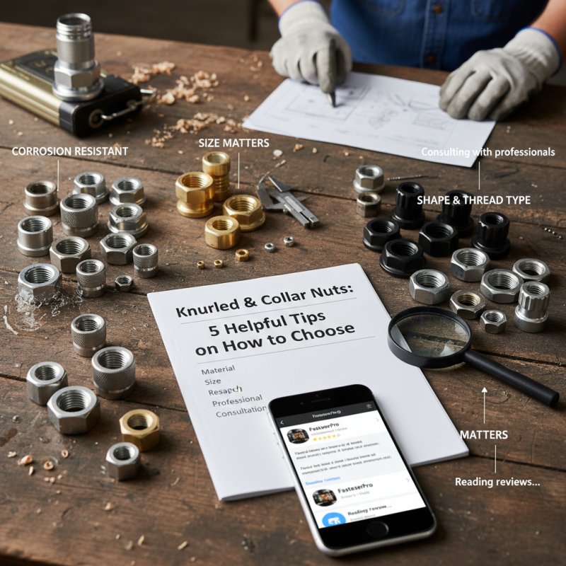 Гайки с насечкой и кольяром 5 полезных советов, как выбрать?