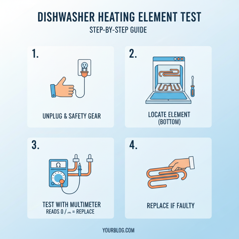 How to Test and Replace Dishwasher Heating Element Quickly?