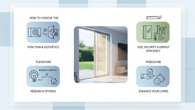 How to Choose the Best Sliding Glass Doors for Your Home?