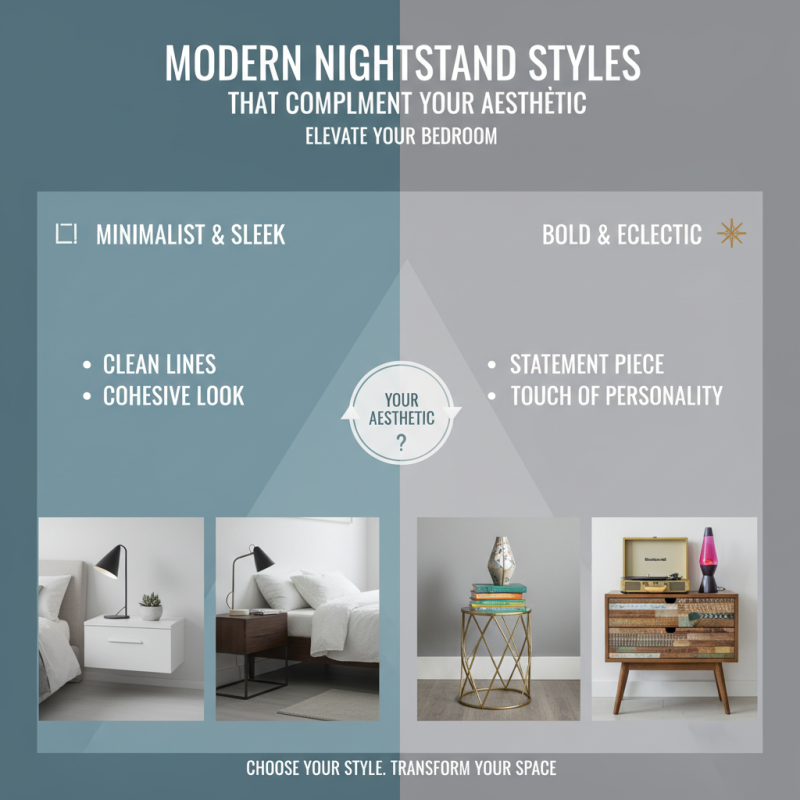 How to Choose Modern Nightstands for Your Bedroom?