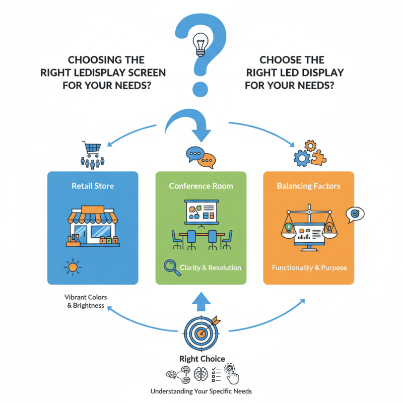 How to Choose the Right LED Display Screen for Your Needs?