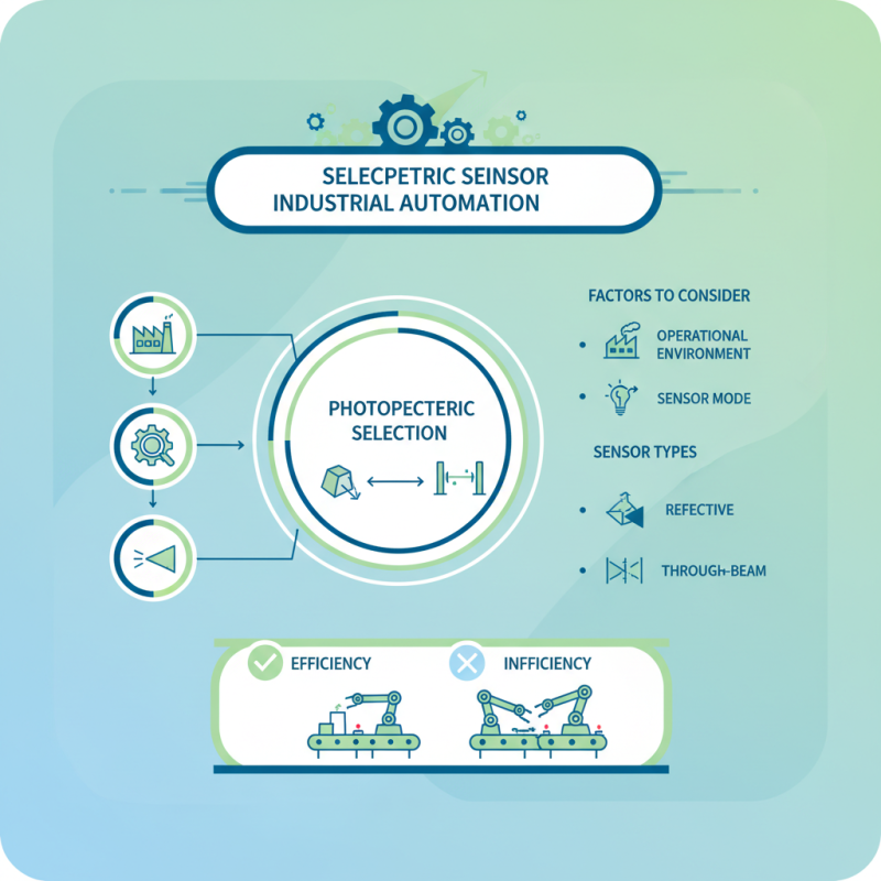How to Choose Photoelectric Sensors for Your Automation Needs?