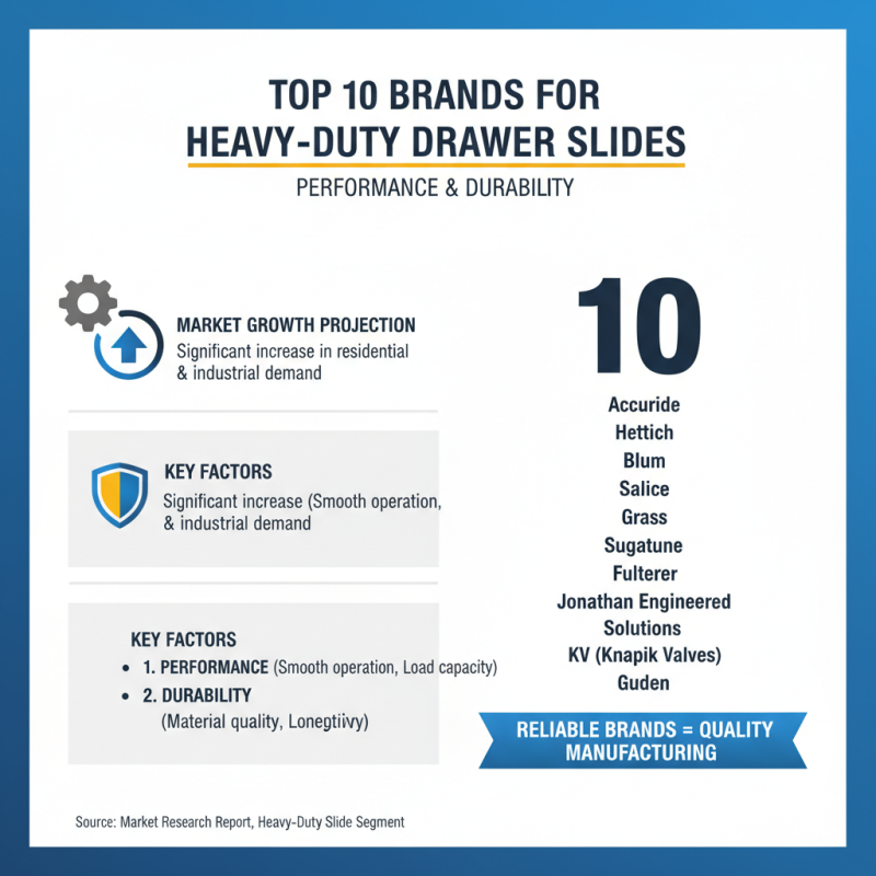Top 10 Heavy Duty Drawer Slides for Optimal Performance?