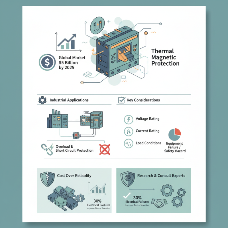 How to Choose the Right Thermal Magnetic MCCB for Your Needs?